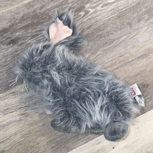 Webkinz Stuffed Angora Gray Bunny Rabbit Toy Animal Ganz no code 8" - Picture 2 of 6